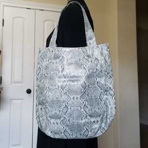 Snake Skin Print Tote